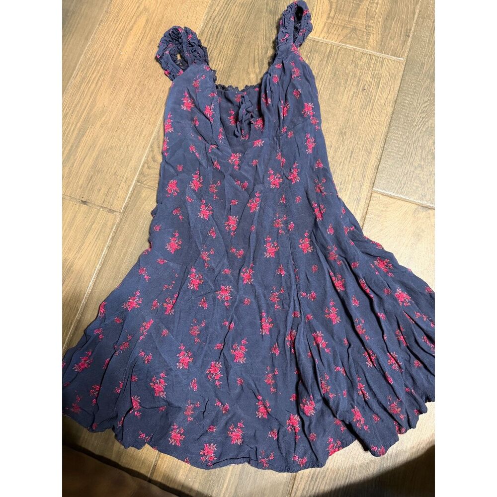 Wild Fable Navy Floral Dress